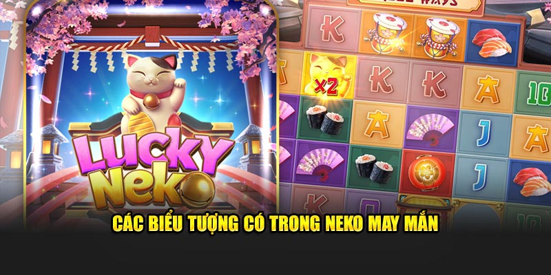 Các biểu tượng có trong Neko may mắn